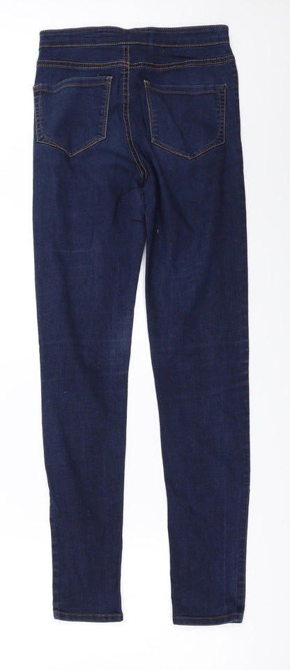 Primark Womens Blue   Skinny Jeans Size 8 L29.5 in