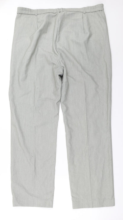 Womens UK Size 36 in Marks and Spencer Regular Fit  Grey Trousers