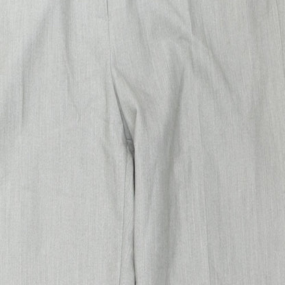 Womens UK Size 36 in Marks and Spencer Regular Fit  Grey Trousers