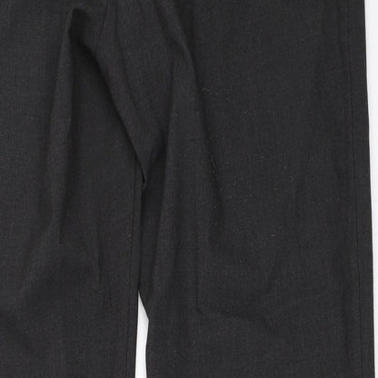 Womens UK Size 14 Marks and Spencer Regular Fit  Grey Trousers