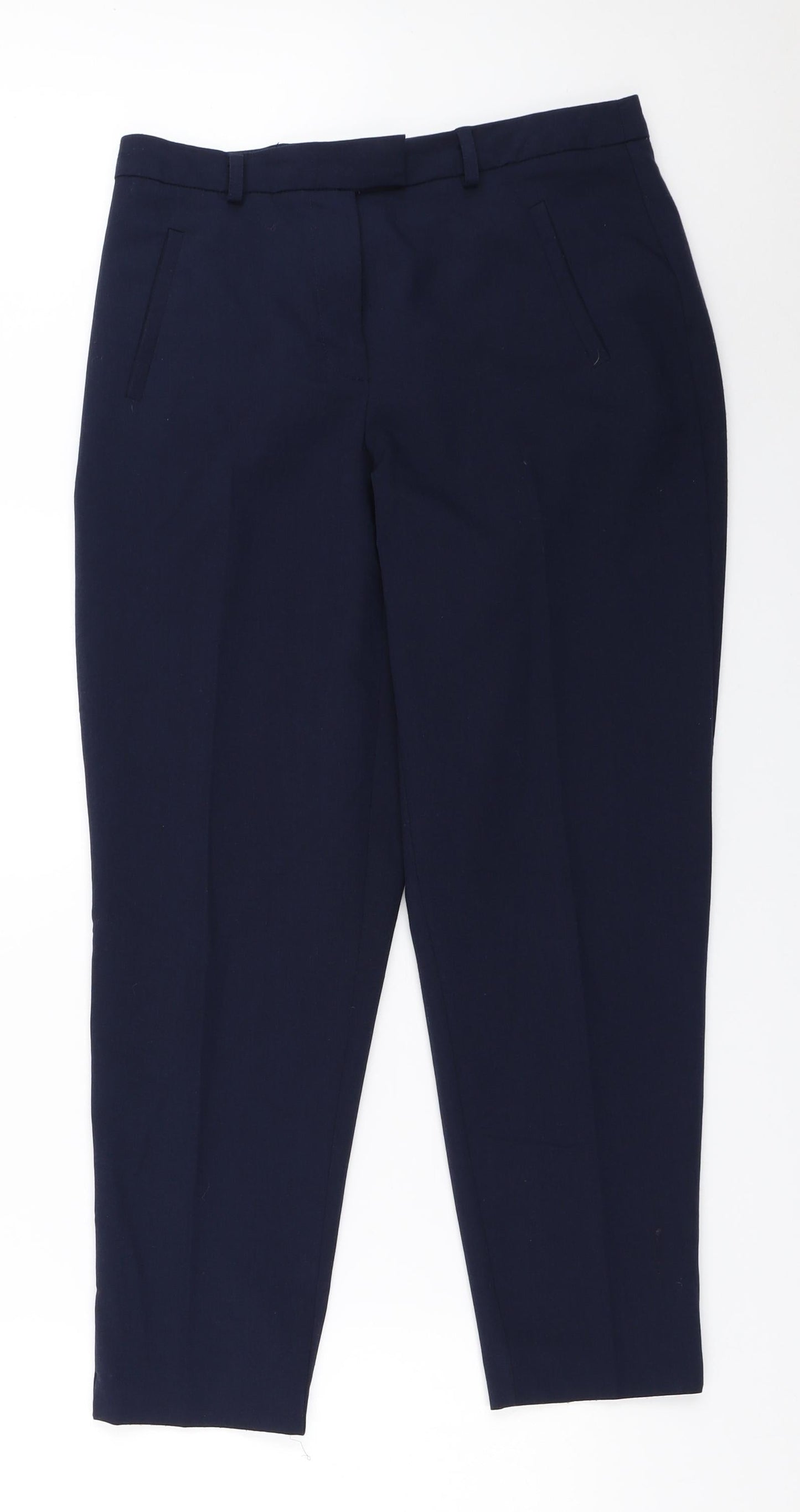 Womens UK Size 8 New Look Regular Fit  Blue Trousers