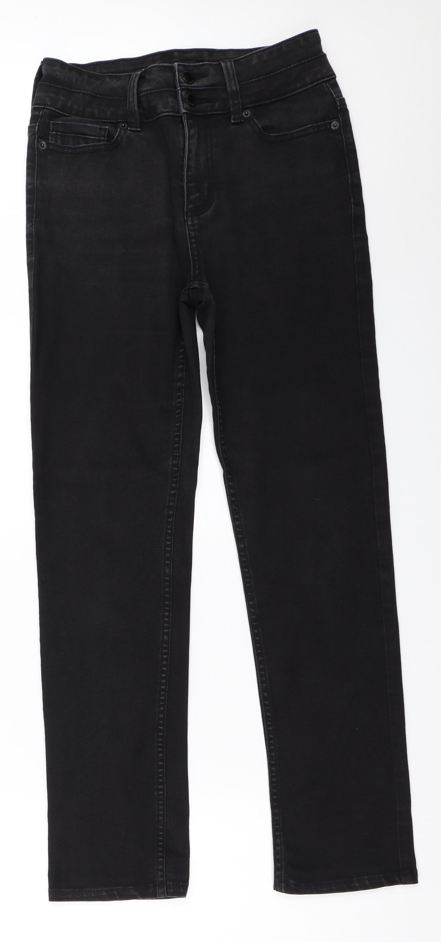 F&F Womens Black   Straight Jeans Size 6 L28 in