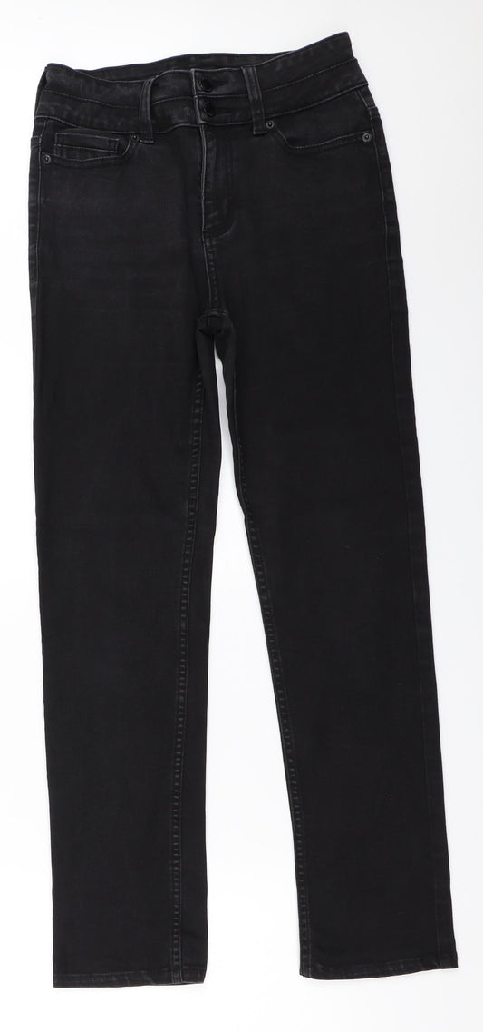 F&F Womens Black   Straight Jeans Size 6 L28 in