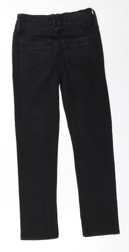 F&F Womens Black   Straight Jeans Size 6 L28 in