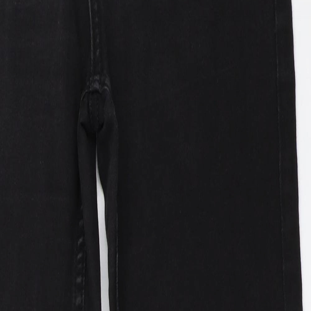 F&F Womens Black   Straight Jeans Size 6 L28 in
