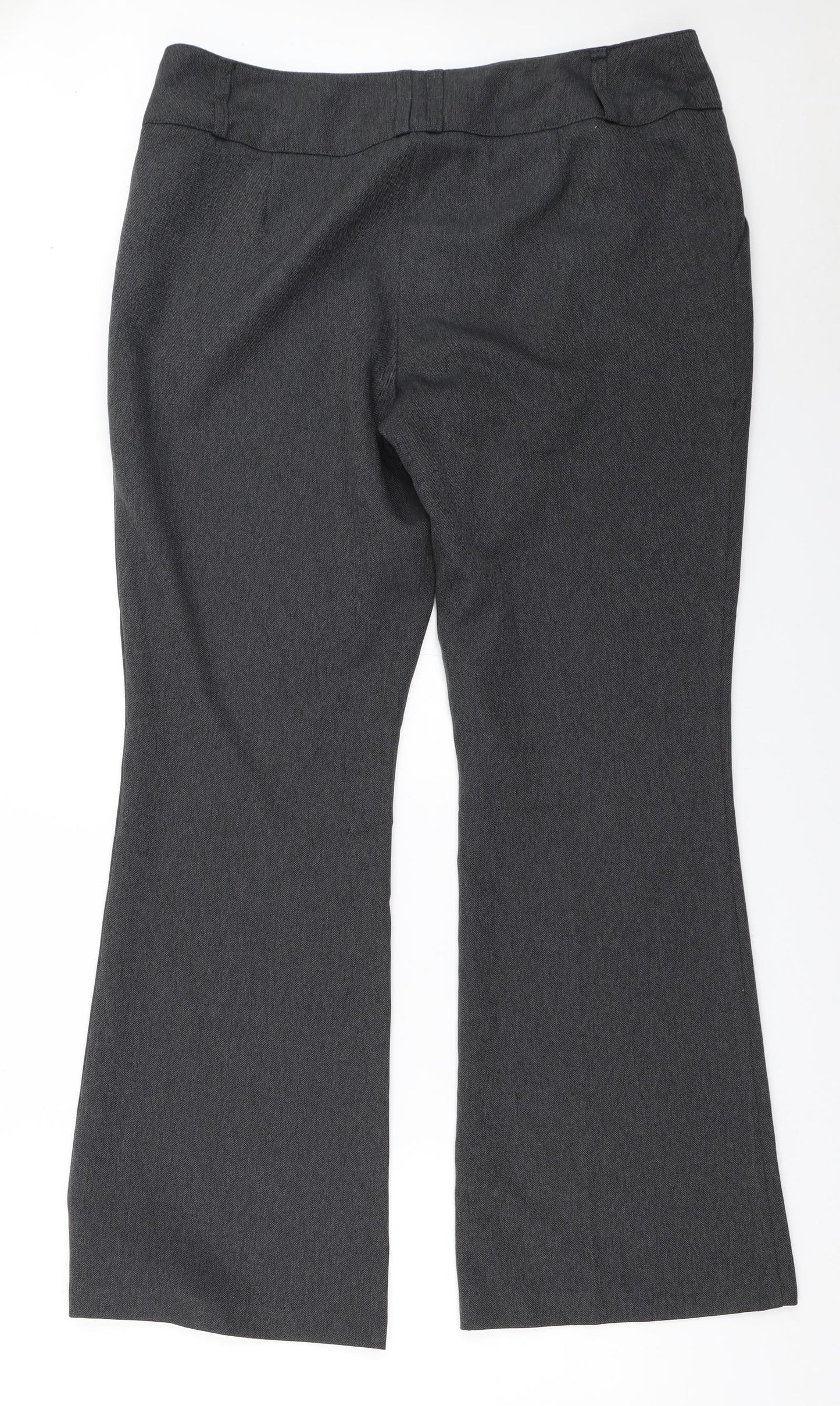 Womens UK Size 12 Evie Regular Fit  Grey Trousers