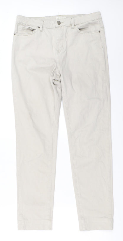 Monsoon Womens Beige   Trousers  Size 29 in L27 in