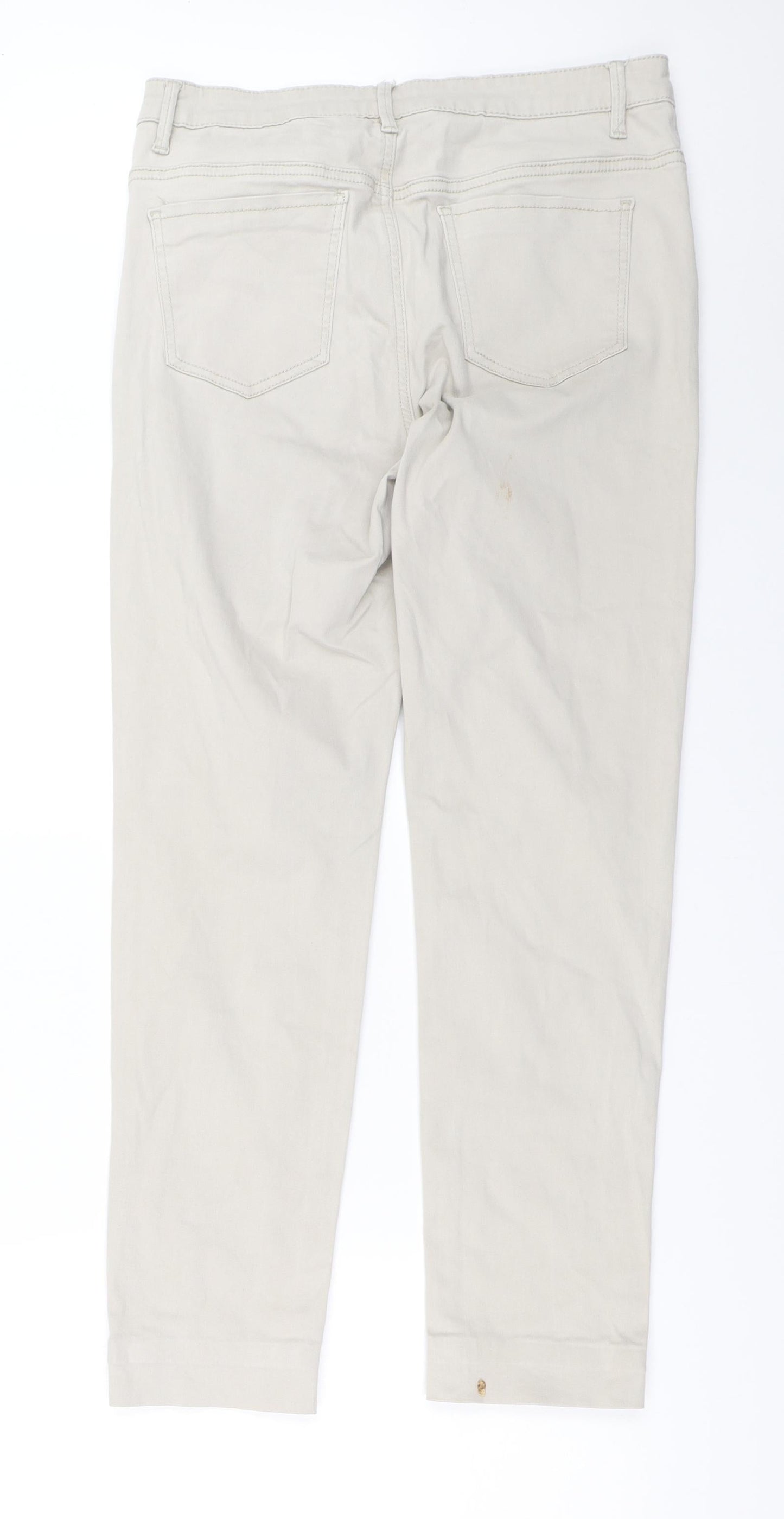 Monsoon Womens Beige   Trousers  Size 29 in L27 in