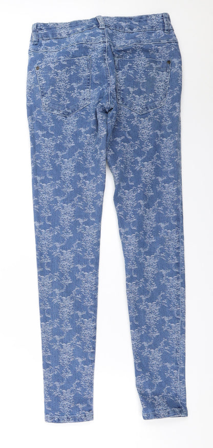 Primark Womens Blue   Skinny Jeans Size 6 L30 in