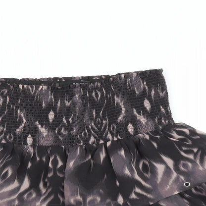 Womens UK Size 8 NEXT Black Basic Blouse