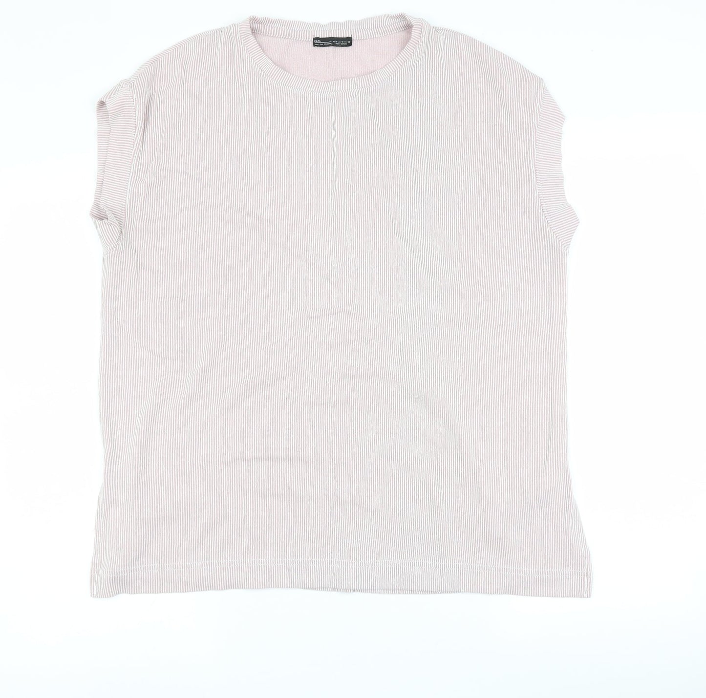 Womens UK Size M Zara Pink Pullover Jumper