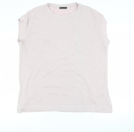 Womens UK Size M Zara Pink Pullover Jumper