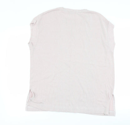 Womens UK Size M Zara Pink Pullover Jumper