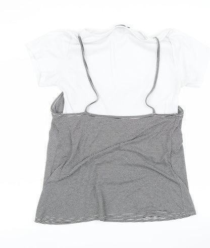 Womens UK Size 14 Atmosphere Multicoloured Basic T-Shirt