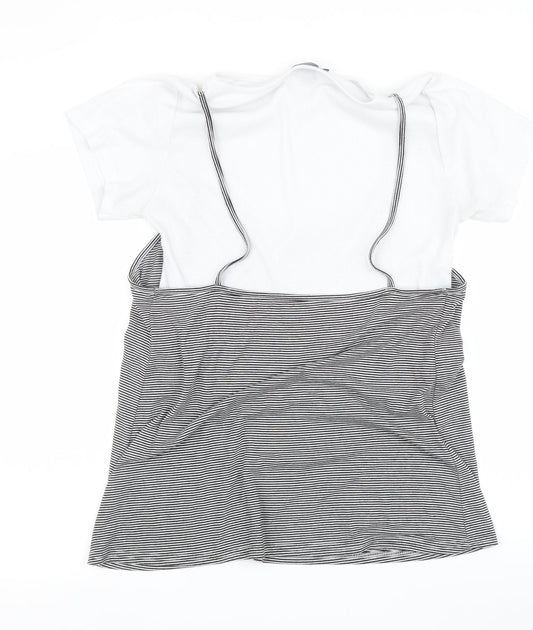 Womens UK Size 14 Atmosphere Multicoloured Basic T-Shirt