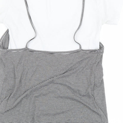 Womens UK Size 14 Atmosphere Multicoloured Basic T-Shirt