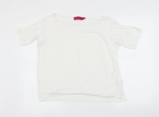 Boohoo Womens Silver   Basic T-Shirt Size 12