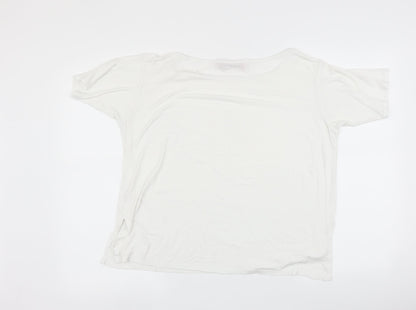 Boohoo Womens Silver   Basic T-Shirt Size 12