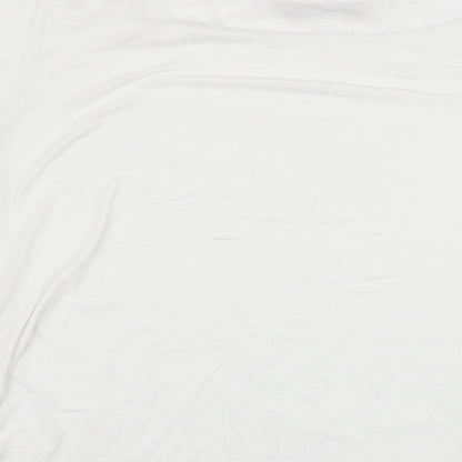 Boohoo Womens Silver   Basic T-Shirt Size 12