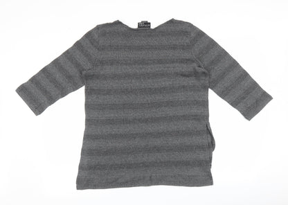 Attitudes Womens Grey   Pullover Jumper Size L