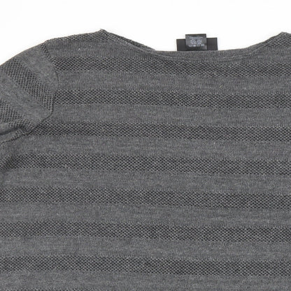Attitudes Womens Grey   Pullover Jumper Size L