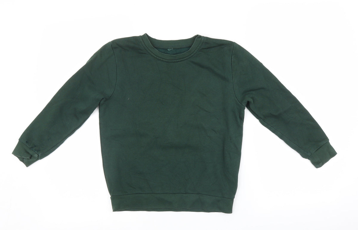 George Boys Green   Pullover Sweatshirt Size 7-8 Years
