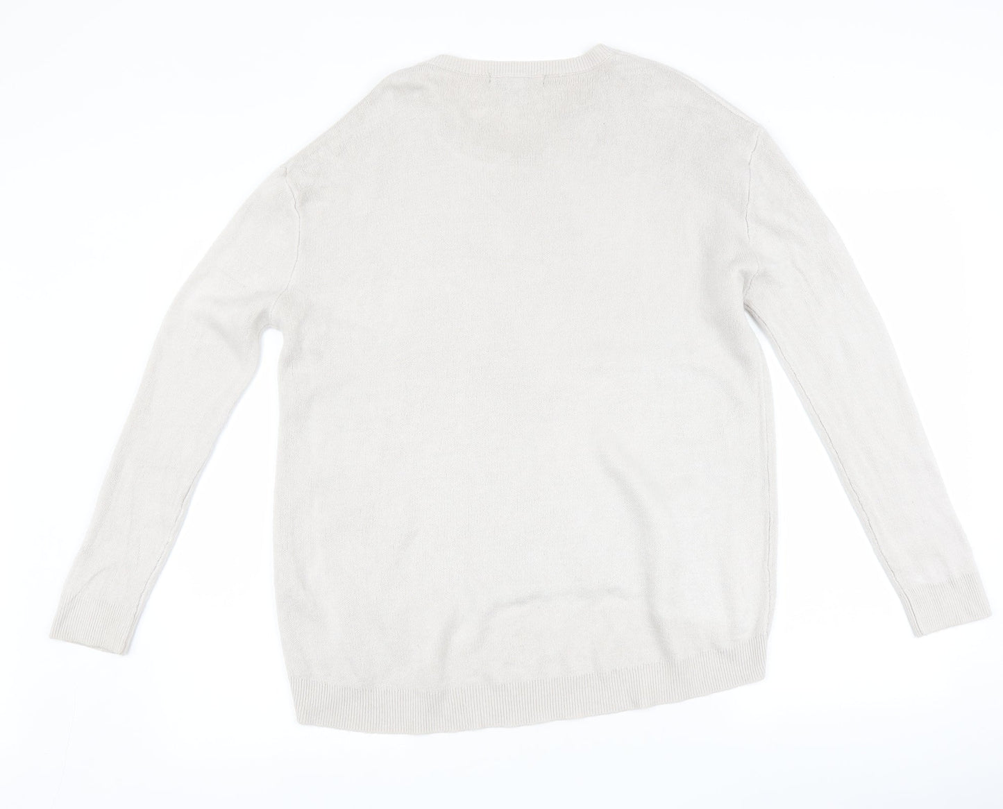 Womens UK Size 12 Atmosphere Grey Pullover Jumper