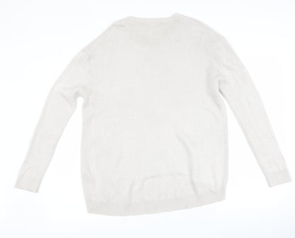 Womens UK Size 12 Atmosphere Grey Pullover Jumper