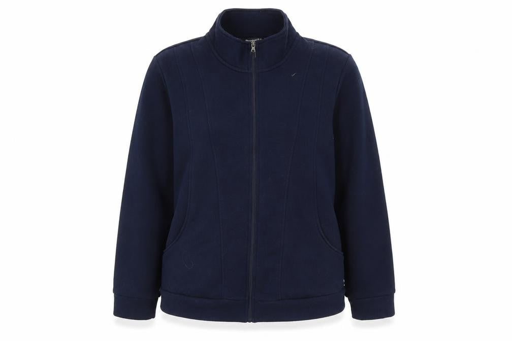 Bonmarché Womens Blue Full Zip Jumper Size L