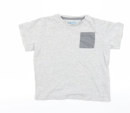 Primark Boys Grey   Basic T-Shirt Size 9-10 Years