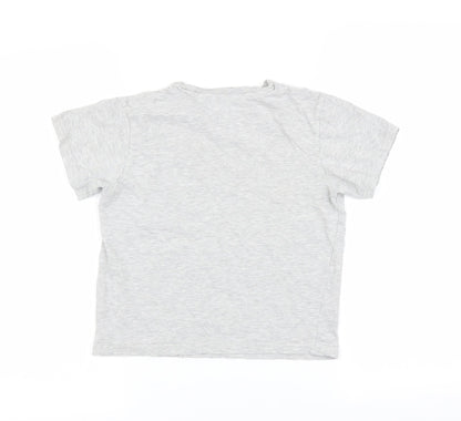 Primark Boys Grey   Basic T-Shirt Size 9-10 Years