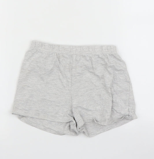 George Girls Grey Solid  Top Pyjama Pants Size 7-8 Years