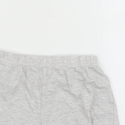 George Girls Grey Solid  Top Pyjama Pants Size 7-8 Years