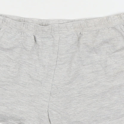 George Girls Grey Solid  Top Pyjama Pants Size 7-8 Years