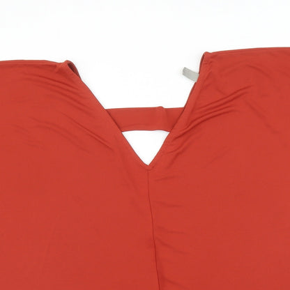 ASOS Womens Red   Basic Blouse Size 8