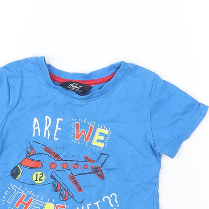 Mini Rebel Boys Black   Basic T-Shirt Size 2-3 Years