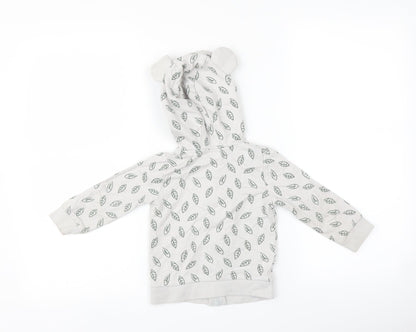 Disney Baby Baby Grey   Full Zip Jumper Size 12-18 Months