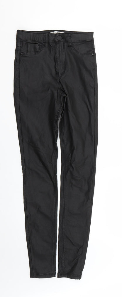 Denim & Co. Womens Black   Skinny Jeans Size 4 L28 in