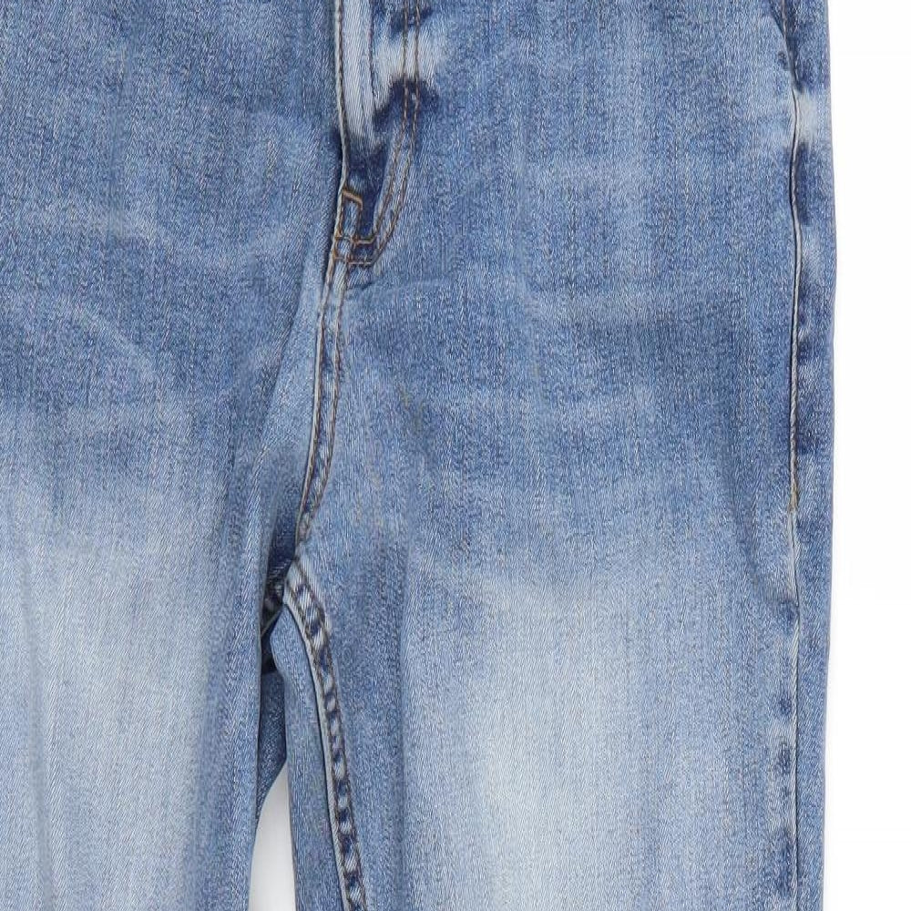 Mens UK Size 32 Preworn Regular Fit Straight Blue Jeans