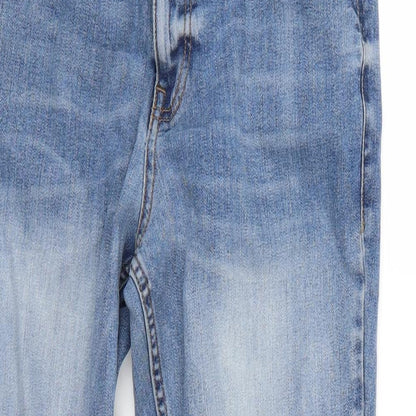 Mens UK Size 32 Preworn Regular Fit Straight Blue Jeans