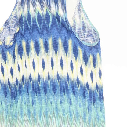 F&F Womens Multicoloured Geometric  Basic Blouse Size 10