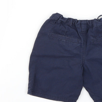 Denim & Co. Boys Blue   Chino Shorts Size 3-4 Years