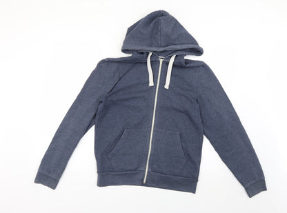Mens UK Size S Burton Blue Full Zip Hoodie