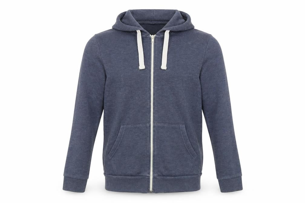 Mens UK Size S Burton Blue Full Zip Hoodie
