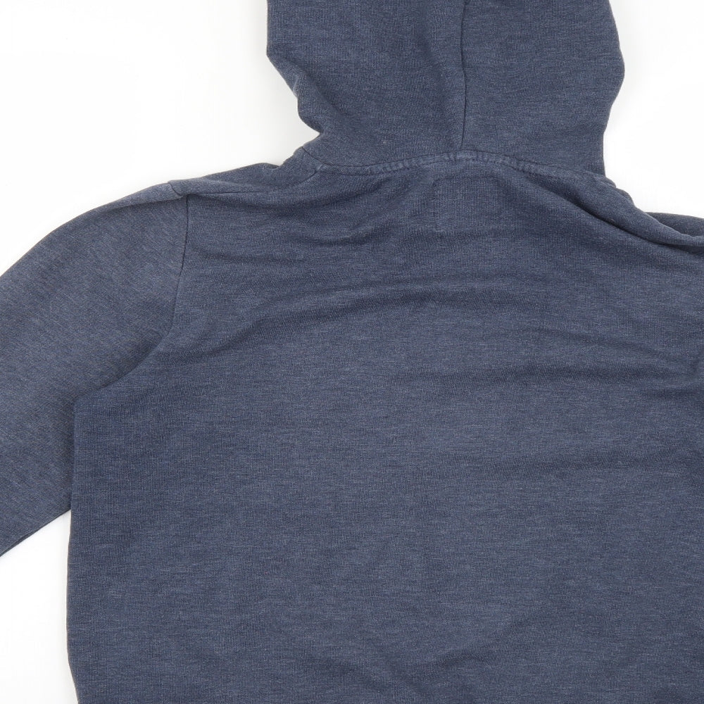 Mens UK Size S Burton Blue Full Zip Hoodie