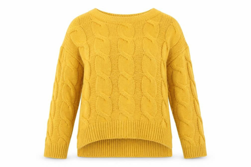 Womens UK Size 8 Preworn Orange Pullover Jumper