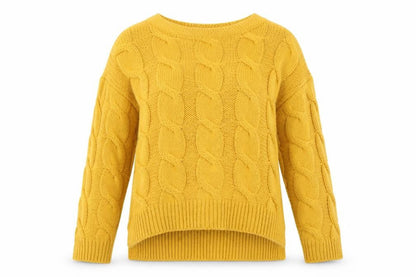 Womens UK Size 8 Preworn Orange Pullover Jumper