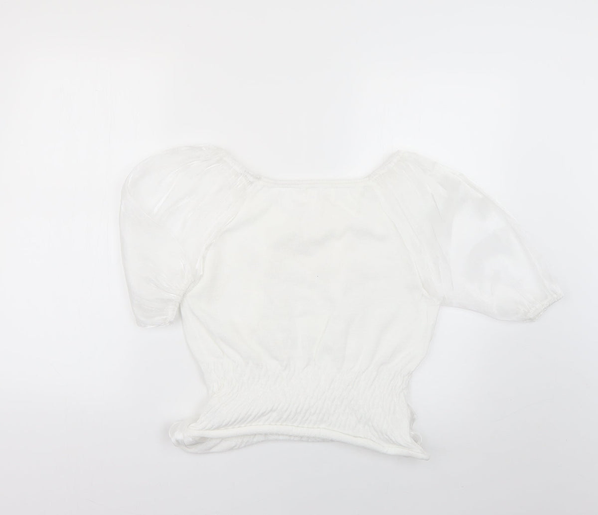 indie+ moi Womens White   Basic Blouse Size 12