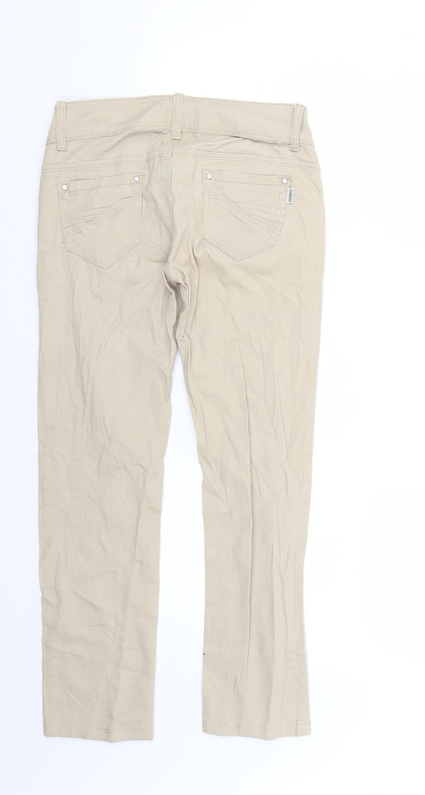 Mens UK Size 26 sunbird Regular Fit Chino Beige Trousers