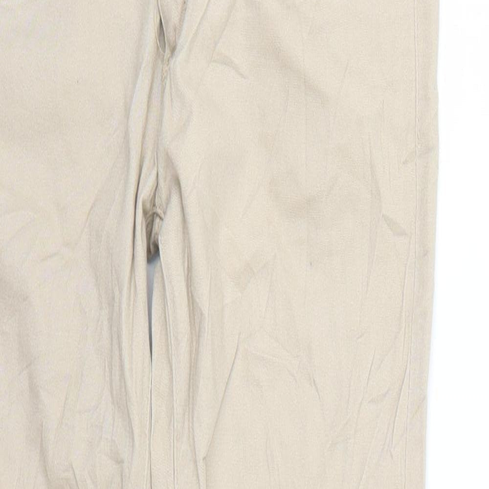 Mens UK Size 26 sunbird Regular Fit Chino Beige Trousers